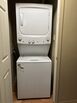 GE stacked washer and dryer