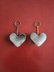 Heart key chains/ookpik zip pulls 