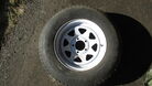 Trailer tire with rim
