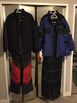 Mens L and Ladies L snowmobile suits