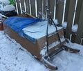 7' wood Komatuk gear/passenger sled