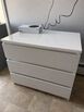 IKEA Malm 3-Drawer Dresser (high gloss white)
