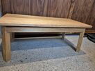 Hand made butternut coffee table made in Yellowkni