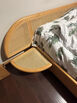 Queen bed headboard and frame